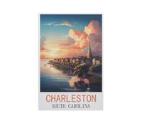 Charleston South Carolina，Jigsaws Puzzles 1500 Pieces Teens Kids Jigsaw Entertainment Toys Brain Challenge Puzzle（57x87cm）-FN52