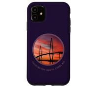 Charleston South Carolina T-Shirt Ravenel Bridge Print S.C. Coque pour iPhone 11