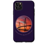 Charleston South Carolina T-Shirt Ravenel Bridge Print S.C. Coque pour iPhone 11 Pro Max
