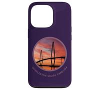 Charleston South Carolina T-Shirt Ravenel Bridge Print S.C. Coque pour iPhone 13 Pro