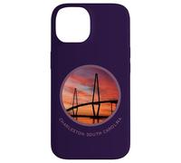 Charleston South Carolina T-Shirt Ravenel Bridge Print S.C. Coque pour iPhone 14