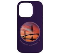 Charleston South Carolina T-Shirt Ravenel Bridge Print S.C. Coque pour iPhone 14 Pro