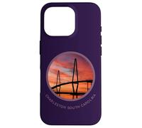 Charleston South Carolina T-Shirt Ravenel Bridge Print S.C. Coque pour iPhone 16 Pro