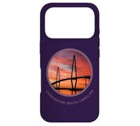 Charleston South Carolina T-Shirt Ravenel Bridge Print S.C. Coque pour iPhone 17 Pro