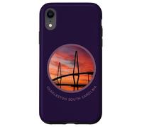 Charleston South Carolina T-Shirt Ravenel Bridge Print S.C. Coque pour iPhone XR