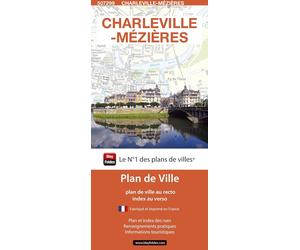 Charleville-Mézières, Ardennes - Plan de ville | Blay Foldex