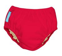 Charlie Banana 2 en 1 Bain Couche et de formation Pantalons, petite, Rouge