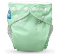 Charlie Banana Couche réutilisable en tissu avec insert, lavable avec boutons-pression, taille unique, réglable, pour bébés et tout-petits, Sage, 1 pièce