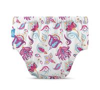 Charlie Banana Sous-vêtements d'apprentissage réutilisables avec boutons-pression - Culottes d'apprentissage absorbantes pour tout-petits - Réduit les accidents - Cotton Bliss - Taille L (10-15 kg)