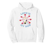 Charlie Brown l'amour est Mon Chien Sweat à Capuche
