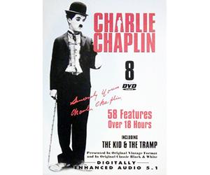 Charlie Chaplin: 8 DVD Box Set (58 Features, Over 18 Hours, including The Kid & The Tramp)