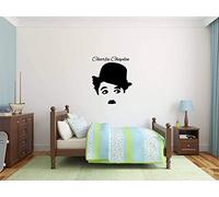 Charlie Chaplin Autocollant mural Décoration murale Art Mural La musique DIY Accueil Décor Art La comédie Bande dessinée