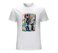 Charlie Chaplin Graffiti Poster Unisex T-Shirt Mens Tee Size L