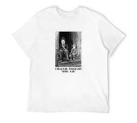 Charlie Chaplin The Kid Poster Men T-Shirt White Unisex Tops Casual Tee XL