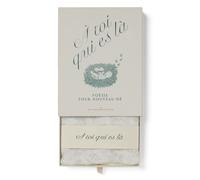 Charlie Crane - Coffret Cadeau Recueil de Poésie et lange en coton