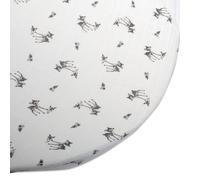 Charlie Crane - Drap housse 100% coton compatible lit LUGO 90 - Motif Faon