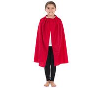 Charlie Crow Cape rouge ou cape costume pour enfants. 3-8 ans.