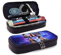 Charlie Damelio1 Trousse à crayons en cuir étanche avec fermeture éclair pour garçons filles adolescents adultes école travail