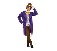 Charlie Et La Chocolaterie Costume Deluxe Willy Wonka Adulte Standard