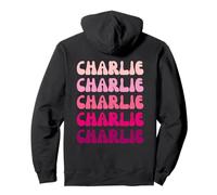 Charlie First Name Minimalist Design Sweat à Capuche