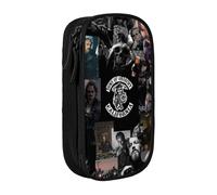 Charlie Hunnam Trousse à crayons pour kits de couture - Organiseur compact avec poches en maille pour aiguilles, fils, ciseaux
