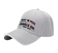 Charlie Kirk A True Patriot Hats, Rest in Peace Tribute Charlie Kirk Hat, Pray for Justice Assassination Shooting, Gris 1, X