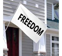 Charlie Kirk Flag Freedom Flag 90x150 cm, Drapeau Extérieur Double Face en Polyester avec Œillets en Laiton, Charlie Kirk Freedom Flag Résistant aux UV pour Jardin Maison École Camion
