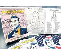 Charlie Kirk Freedom Coloring Book