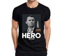 Charlie Kirk Hero Ruhe in Frieden Republicain Berater Président T-shirt pour homme, Noir , L