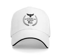 Charlie Kirk pour Toujours dans nos cœurs Casquette de Baseball Unisexe pour Homme et Femme