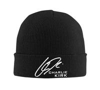 Charlie Kirk Signature RIP Knit Het Bonnet Automne-Hiver Chapeau Acrylique Chaud Nouvelle arrivée Un Vrai Patriot Cap d’Anniversaire Hommes Femmes