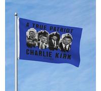 Charlie Kirk, un vrai drapeau patriote, bannières extérieures pour maison, jardin, jardin, 3 x 5 pieds