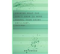 Charlie Munger Quote Notebook: Knowing what you don’t know is more useful than being brilliant.