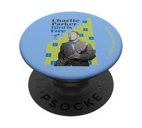Charlie Parker Bird est Libre PopSockets PopGrip Adhésif