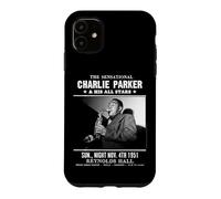 Charlie Parker Reynolds Hall Philadelphie 1951 Niveaux de Gris Coque pour iPhone 11