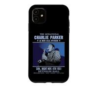 Charlie Parker Reynolds Hall Philadelphie 1951 Photo Bleue Coque pour iPhone 11