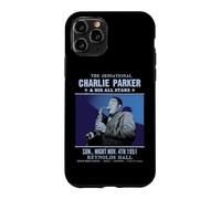 Charlie Parker Reynolds Hall Philadelphie 1951 Photo Bleue Coque pour iPhone 11 Pro