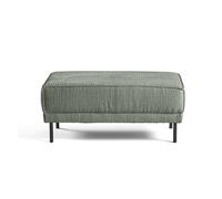 Charlie - pouf - pieds hauts - en tissu velours relief - Vert