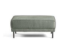 Charlie - pouf - pieds hauts - en tissu velours relief - Vert