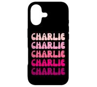 Charlie Retro Stack Design Coque pour iPhone 17