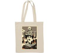 Charlie Sac fourre-tout en coton naturel Blanc
