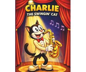 Charlie The Swingin' Cat: Fun and Easy pages for Creative little Artists