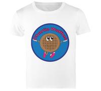 Charlie Waffles T-Shirt Blanc pour Hommes, Régulier