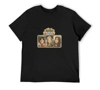 Charlie's Angels 1970's Retro Style Men T-Shirt Black Unisex Tops Casual Tee M