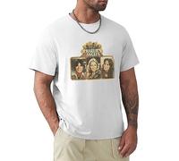 Charlie's Angels 1970's Retro Style Men T-Shirt White Unisex Tops Casual Tee M
