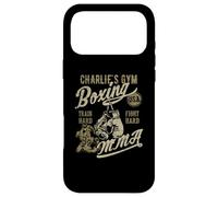 Charlie's Gym Boxe MMA Design Rétro pour Le Nom Charlie Coque pour iPhone 17 Pro Max