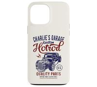 Charlie's Hotrod Garage Classic Car Design personnalisé Coque pour iPhone 13 Pro Max