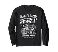 Charlie's Hotrod Garage Classic Car Design personnalisé Manche Longue