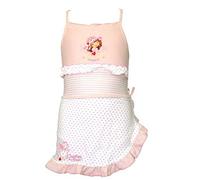 Charlotte aux fraises Maillot de Bain 1 pièce et paréo Pois 3 Ans - Rose