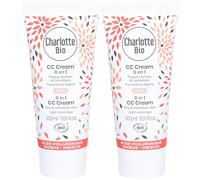 Charlotte Bio La CC Crème BIO Nude - Peaux Médiums 2x30 ml